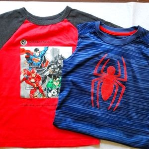 2 Set boys tops, size 4/5, Marvel